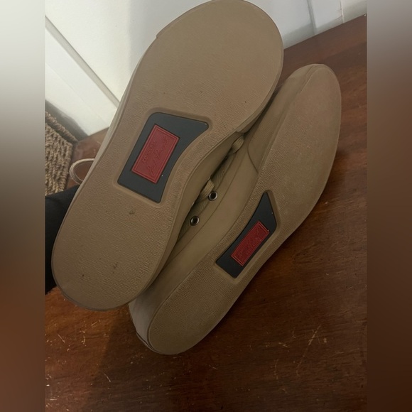 CONVERSE JACK PURCELL LOW TOP LEATHER SNEAKERS  tan color size 10.5 men’s - Picture 7 of 9